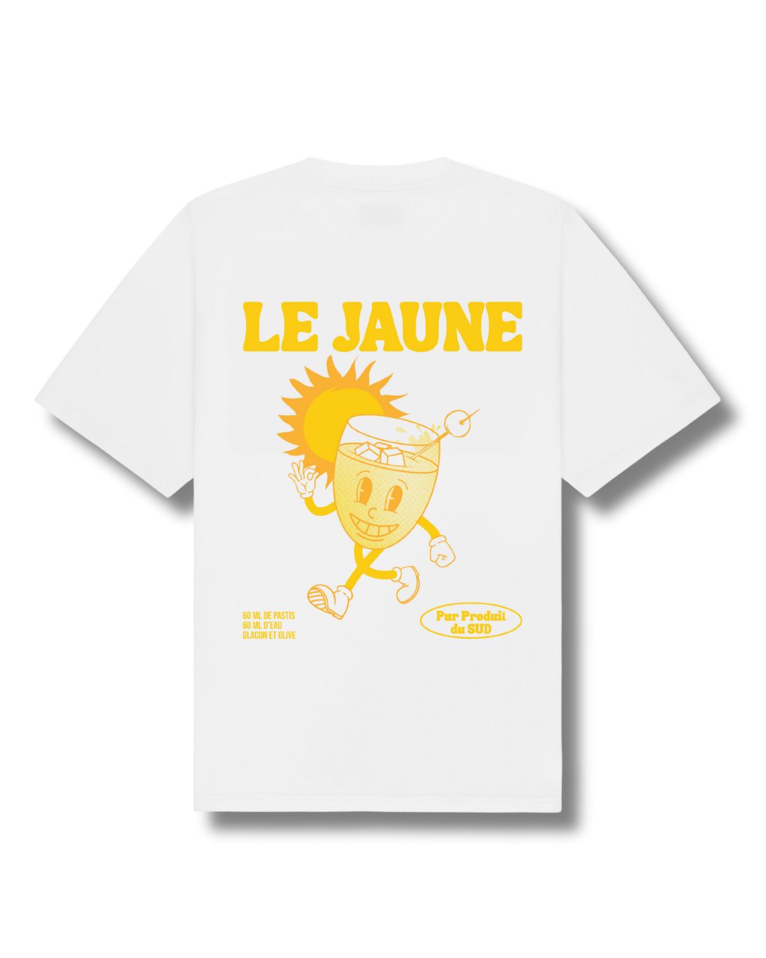 T-shirt pastis " Le jaune "