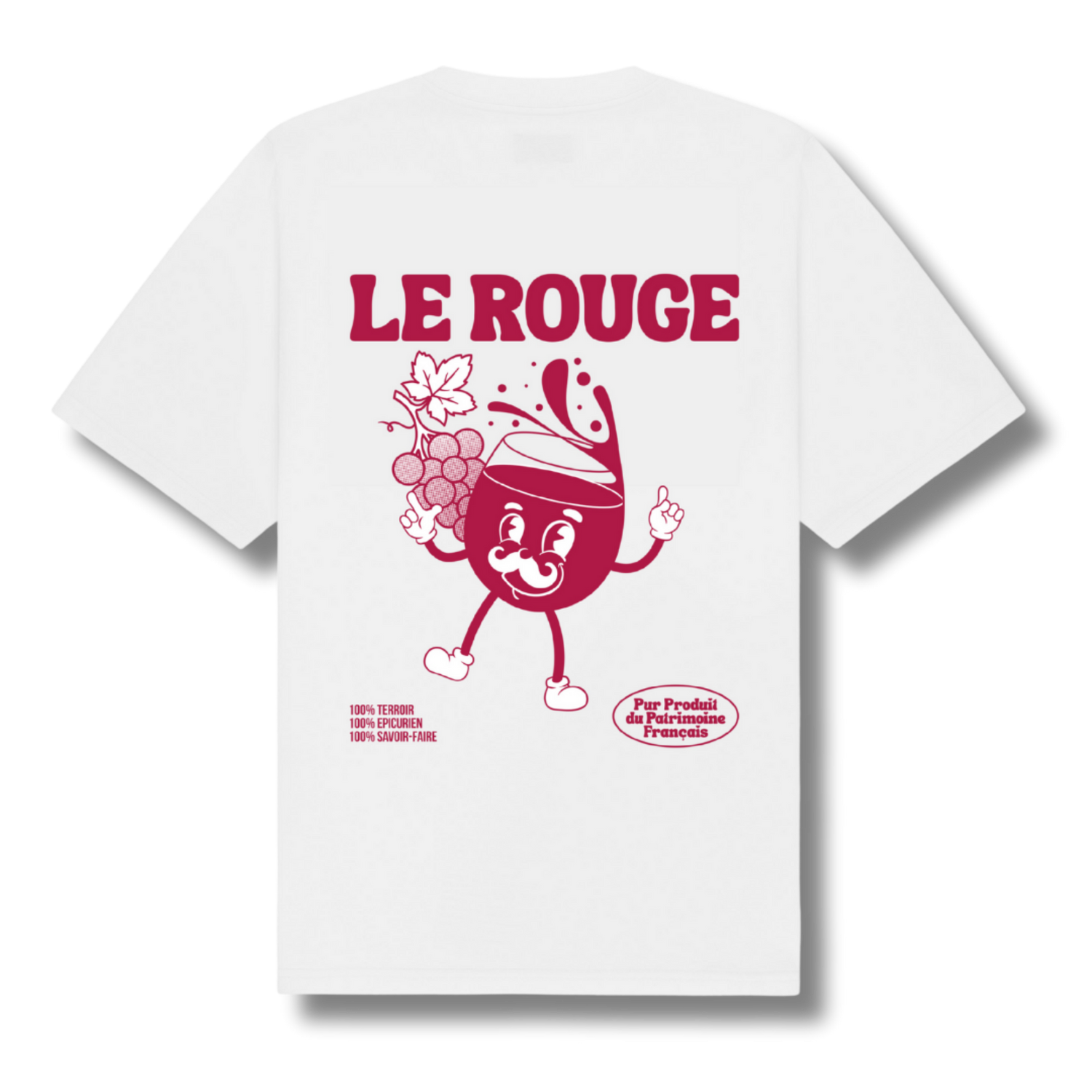 T-shirt vin rouge " Le rouge "