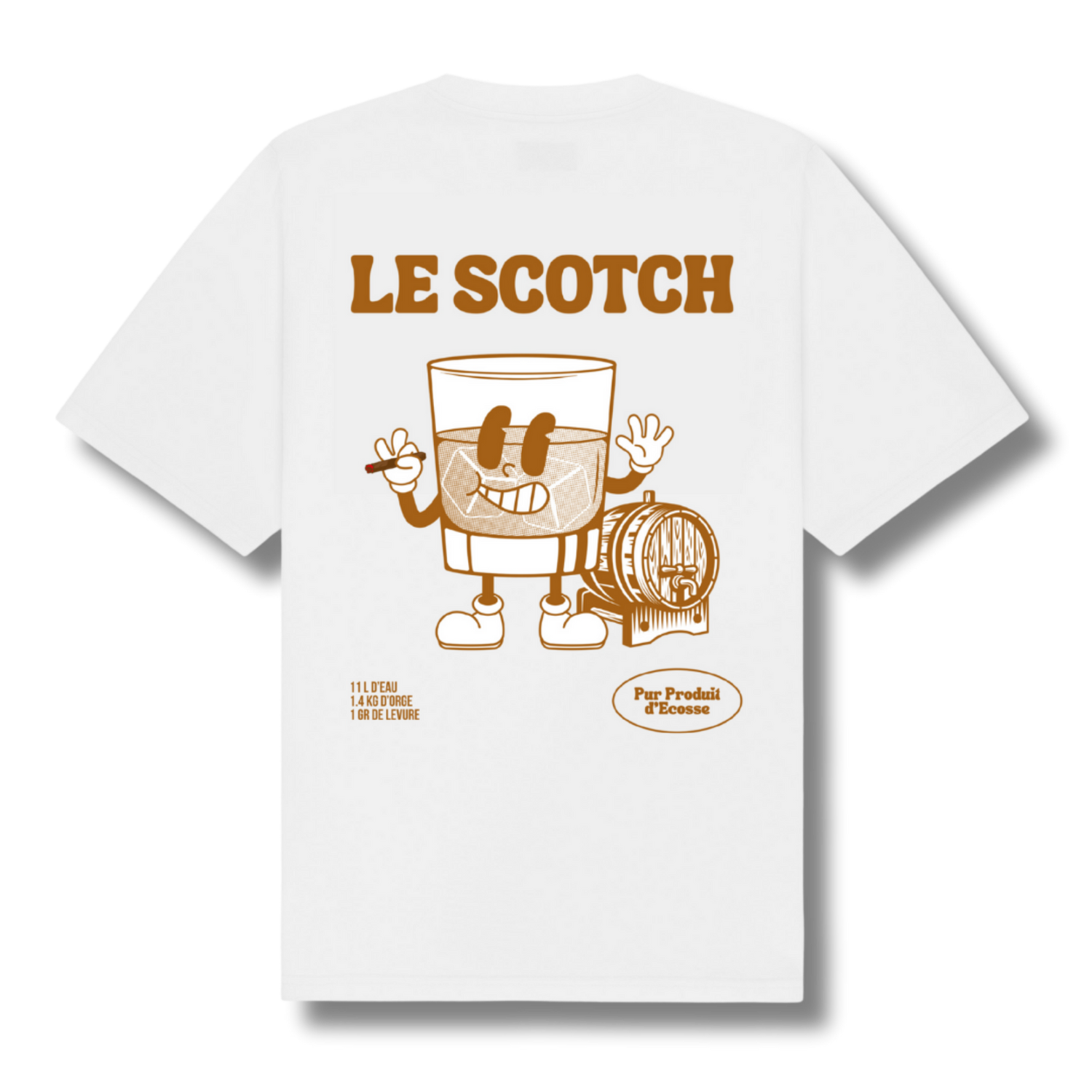 T-shirt whisky " Le scotch "