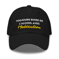 CASQUETTE "BOIRE AVEC MODERATION"