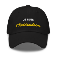 Casquette "JE SUIS MODERATION"