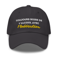 CASQUETTE "BOIRE AVEC MODERATION"