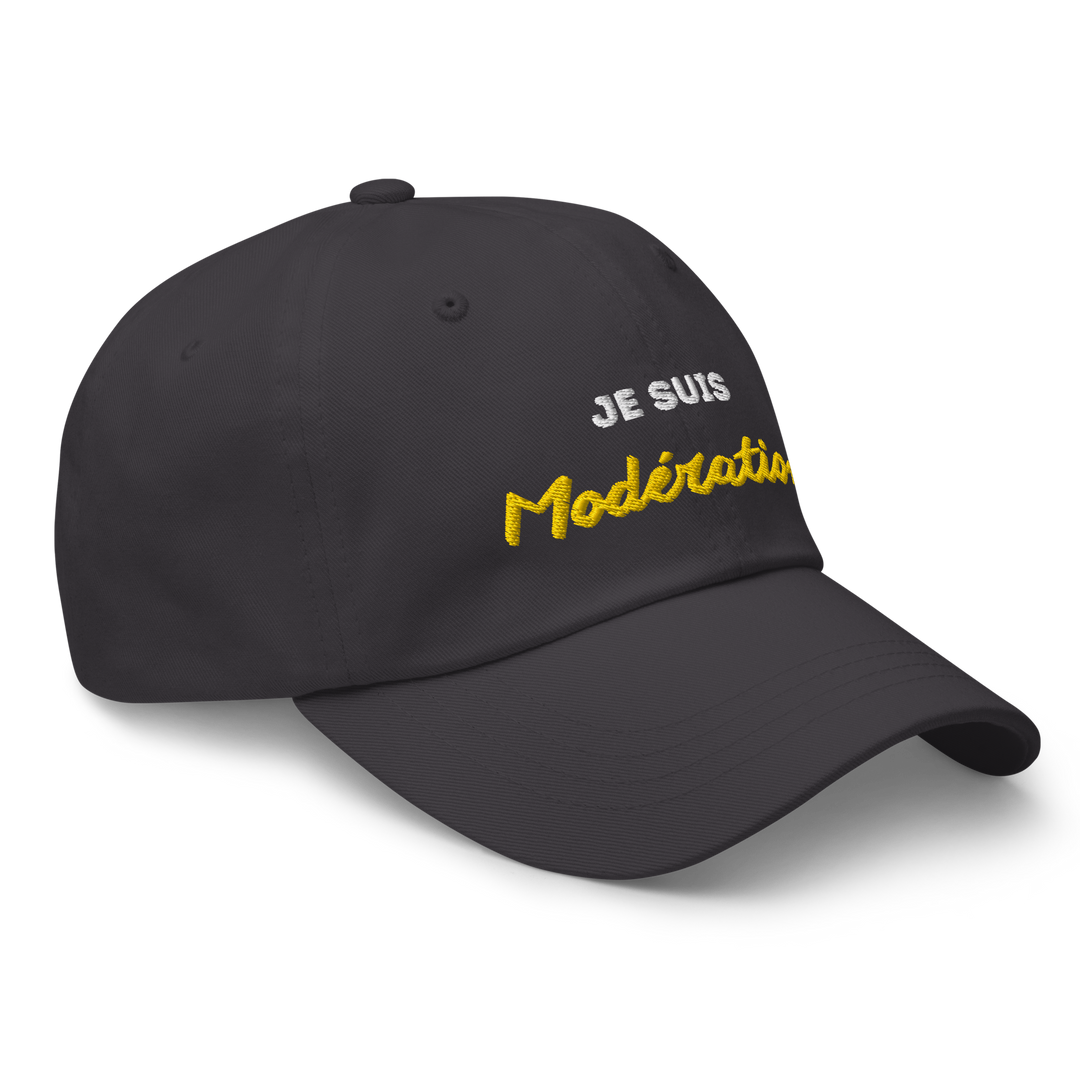 Casquette "JE SUIS MODERATION"