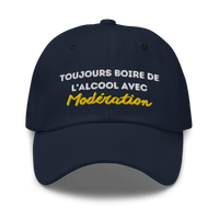 CASQUETTE "BOIRE AVEC MODERATION"