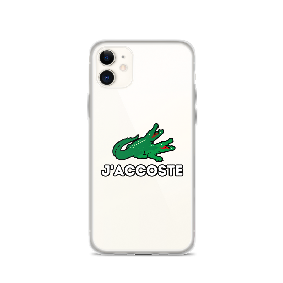 Coque iPhone® "J'ACCOSTE"