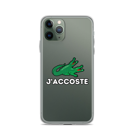 Coque iPhone® "J'ACCOSTE"