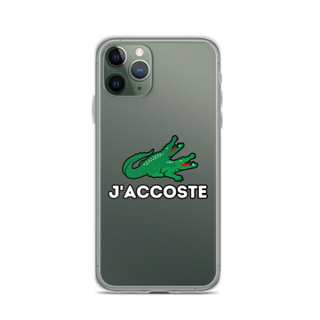 Coque iPhone® "J'ACCOSTE"