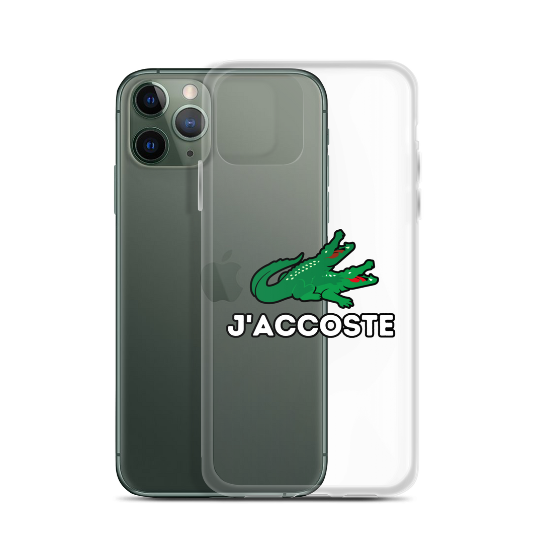 Coque iPhone® "J'ACCOSTE"