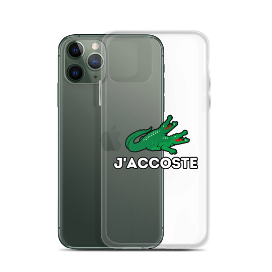 Coque iPhone® "J'ACCOSTE"