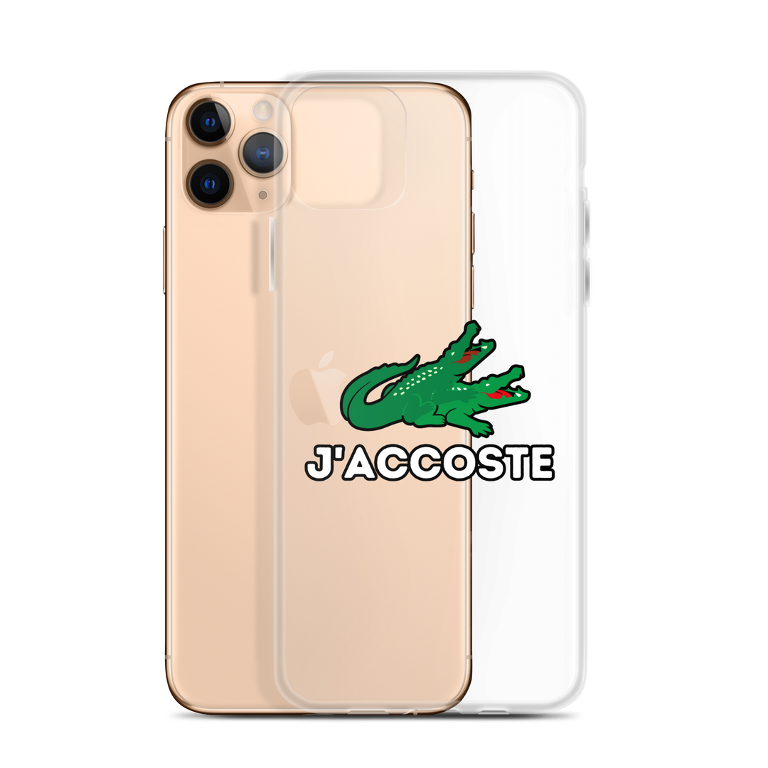 Coque iPhone® "J'ACCOSTE"