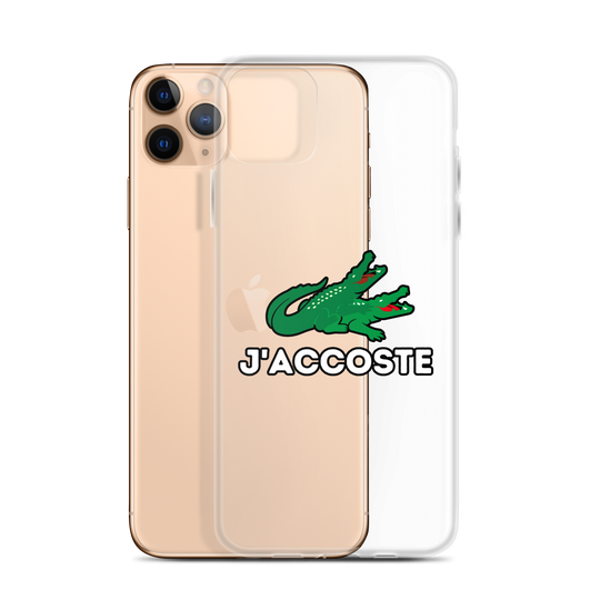 Coque iPhone® "J'ACCOSTE"