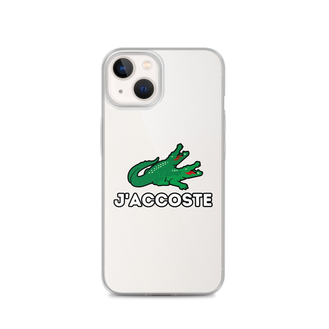 Coque iPhone® "J'ACCOSTE"