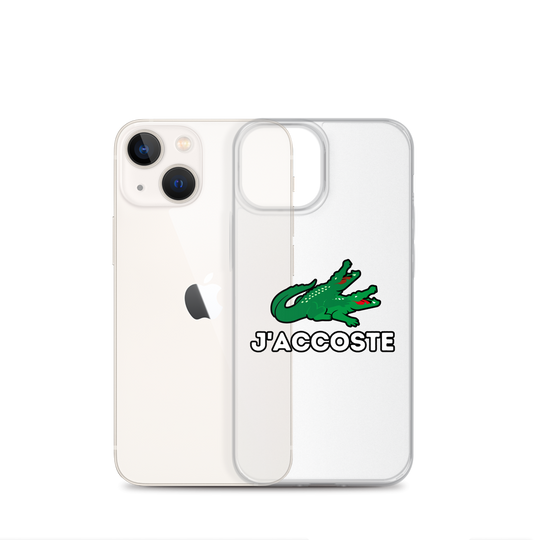 Coque iPhone® "J'ACCOSTE"