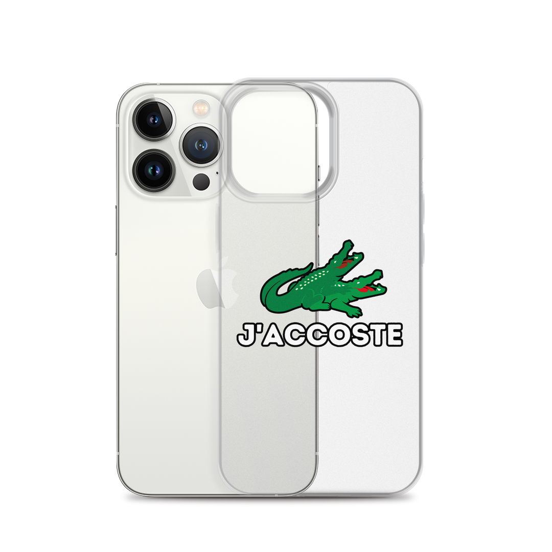 Coque iPhone® "J'ACCOSTE"