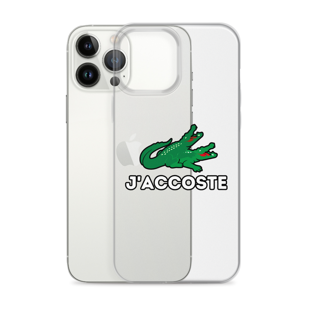 Coque iPhone® "J'ACCOSTE"