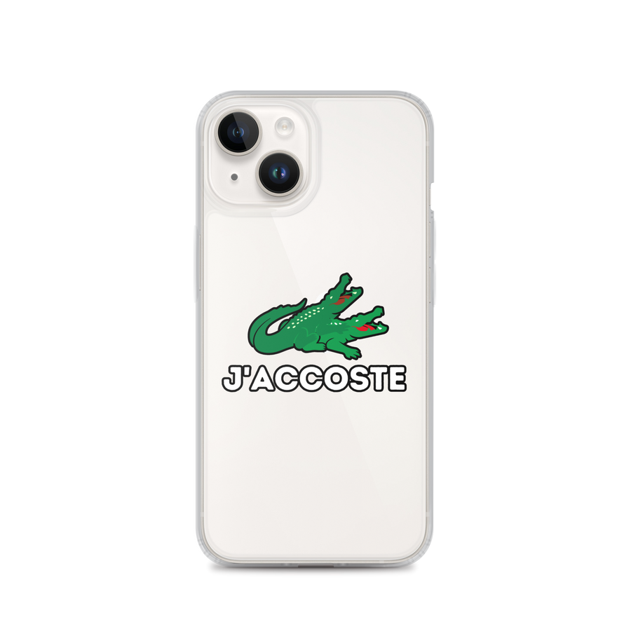 Coque iPhone® "J'ACCOSTE"