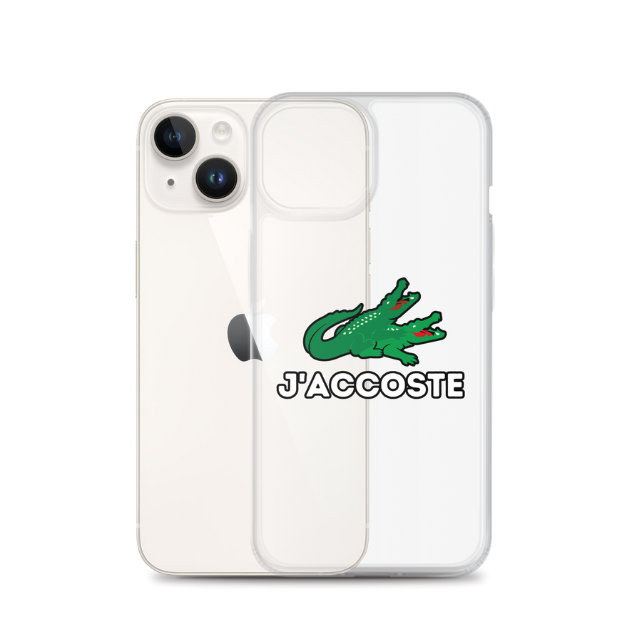 Coque iPhone® "J'ACCOSTE"