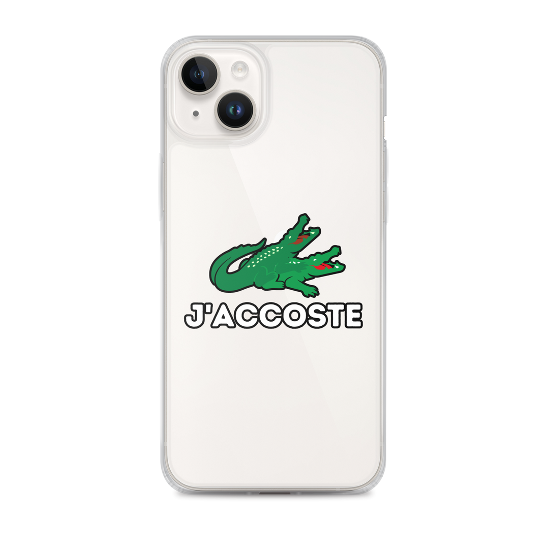 Coque iPhone® "J'ACCOSTE"