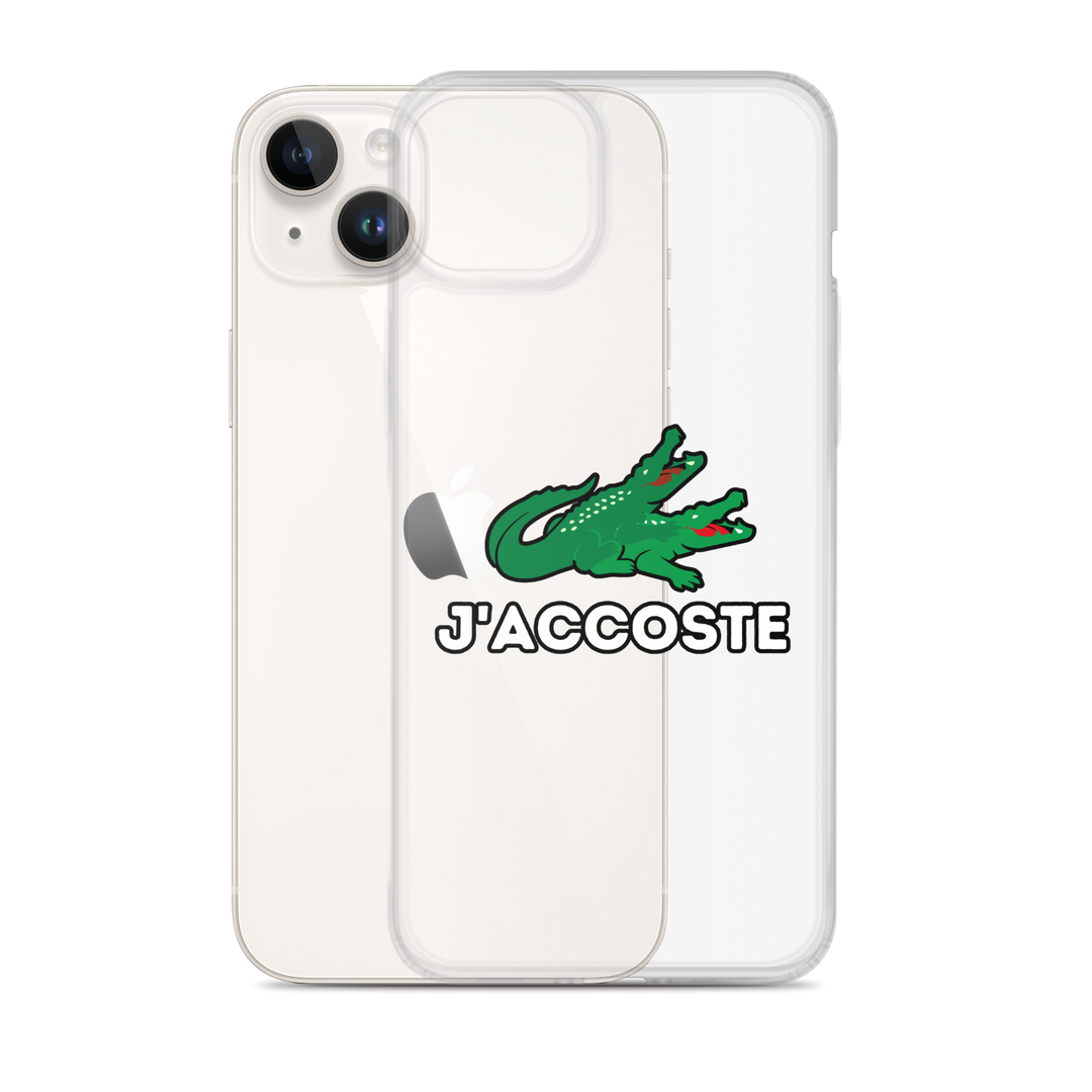 Coque iPhone® "J'ACCOSTE"