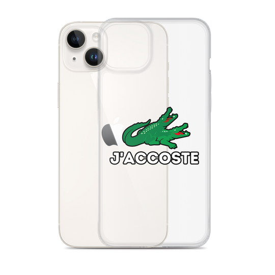 Coque iPhone® "J'ACCOSTE"