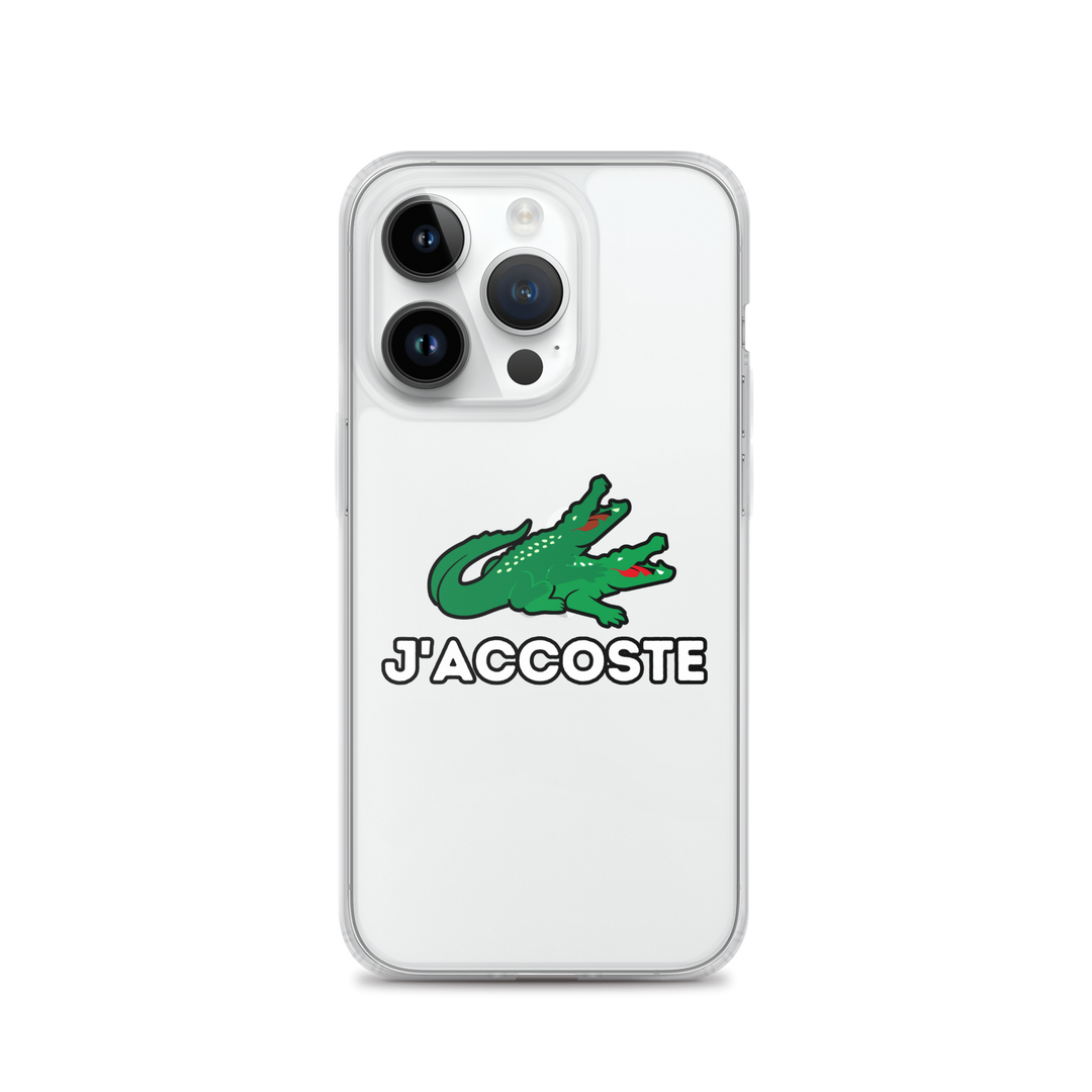 Coque iPhone® "J'ACCOSTE"