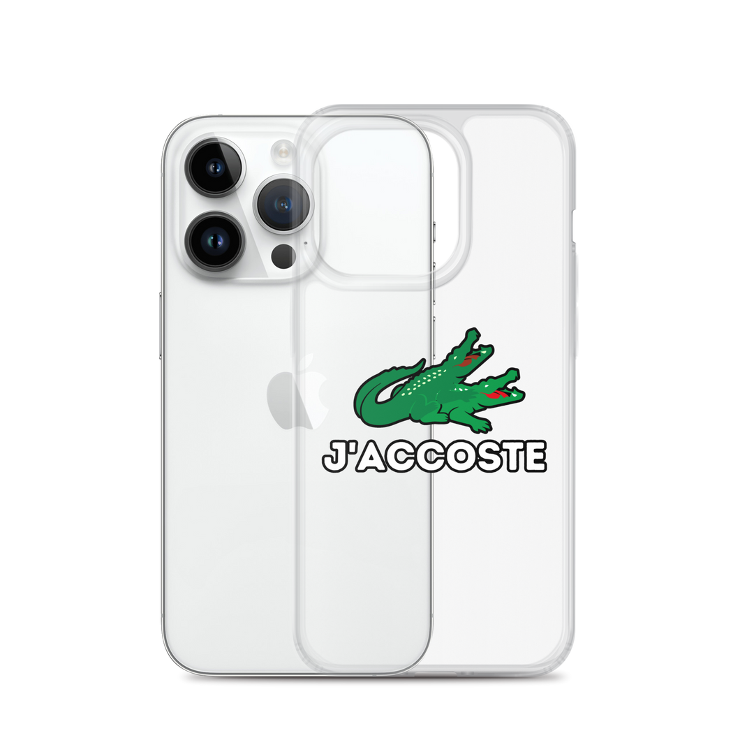 Coque iPhone® "J'ACCOSTE"