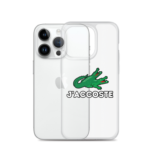 Coque iPhone® "J'ACCOSTE"