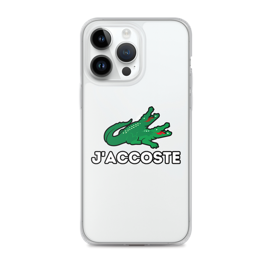 Coque iPhone® "J'ACCOSTE"