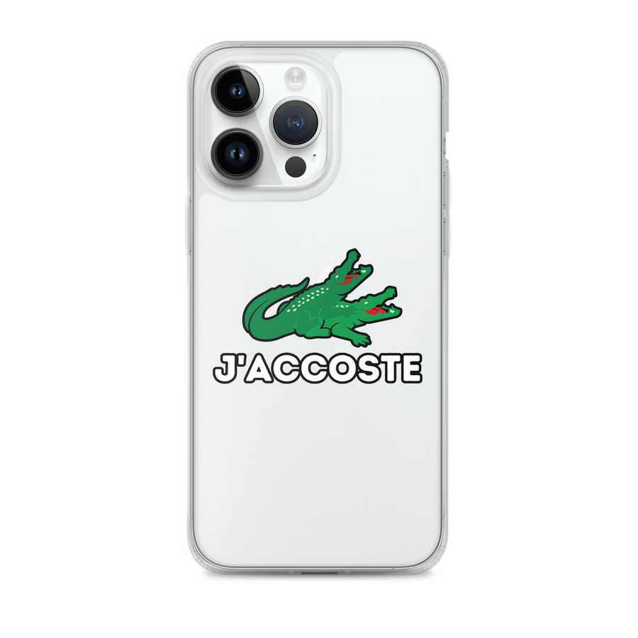 Coque iPhone® "J'ACCOSTE"