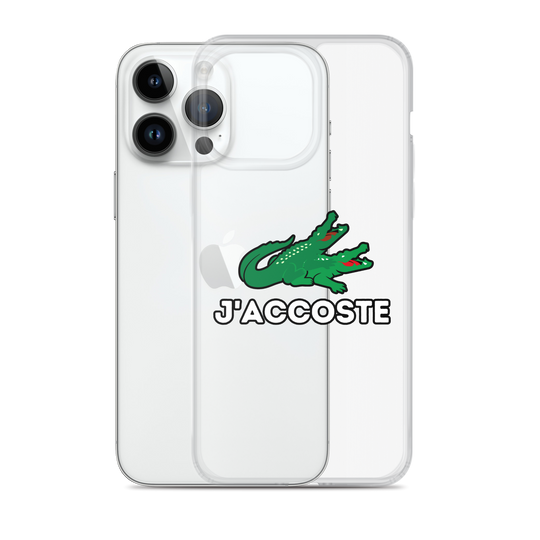 Coque iPhone® "J'ACCOSTE"