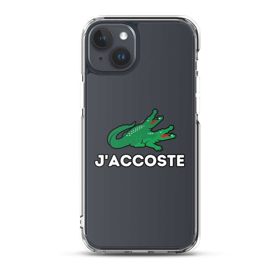 Coque iPhone® "J'ACCOSTE"