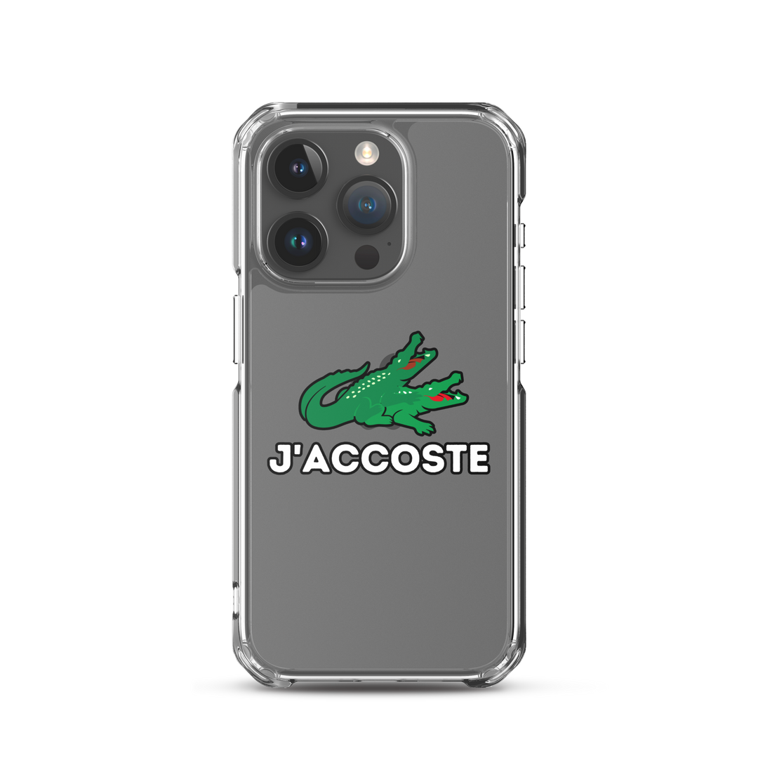 Coque iPhone® "J'ACCOSTE"