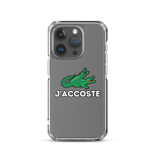 Coque iPhone® "J'ACCOSTE"