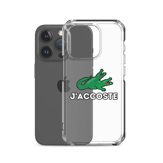 Coque iPhone® "J'ACCOSTE"