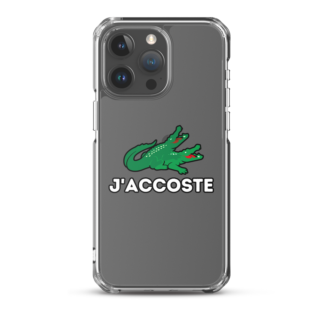 Coque iPhone® "J'ACCOSTE"