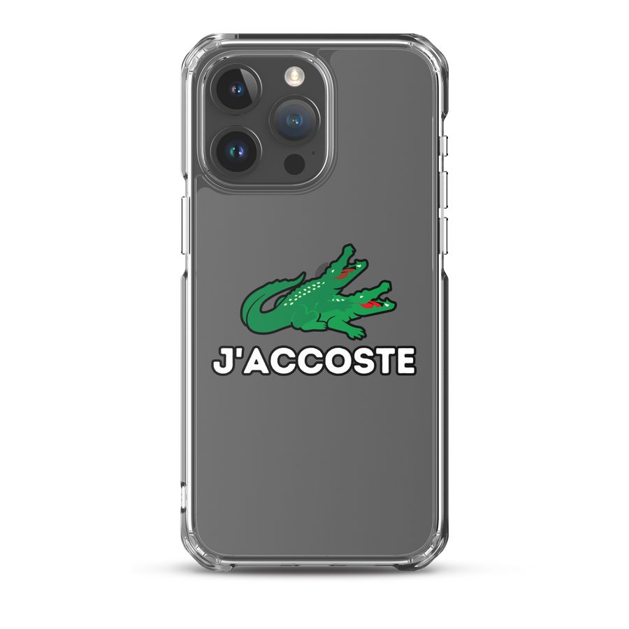 Coque iPhone® "J'ACCOSTE"