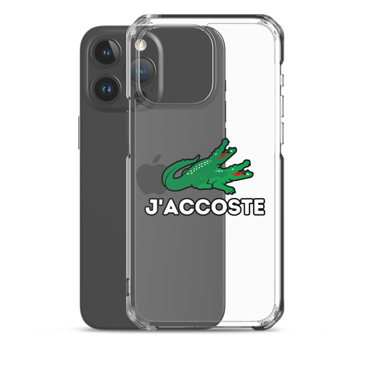 Coque iPhone® "J'ACCOSTE"