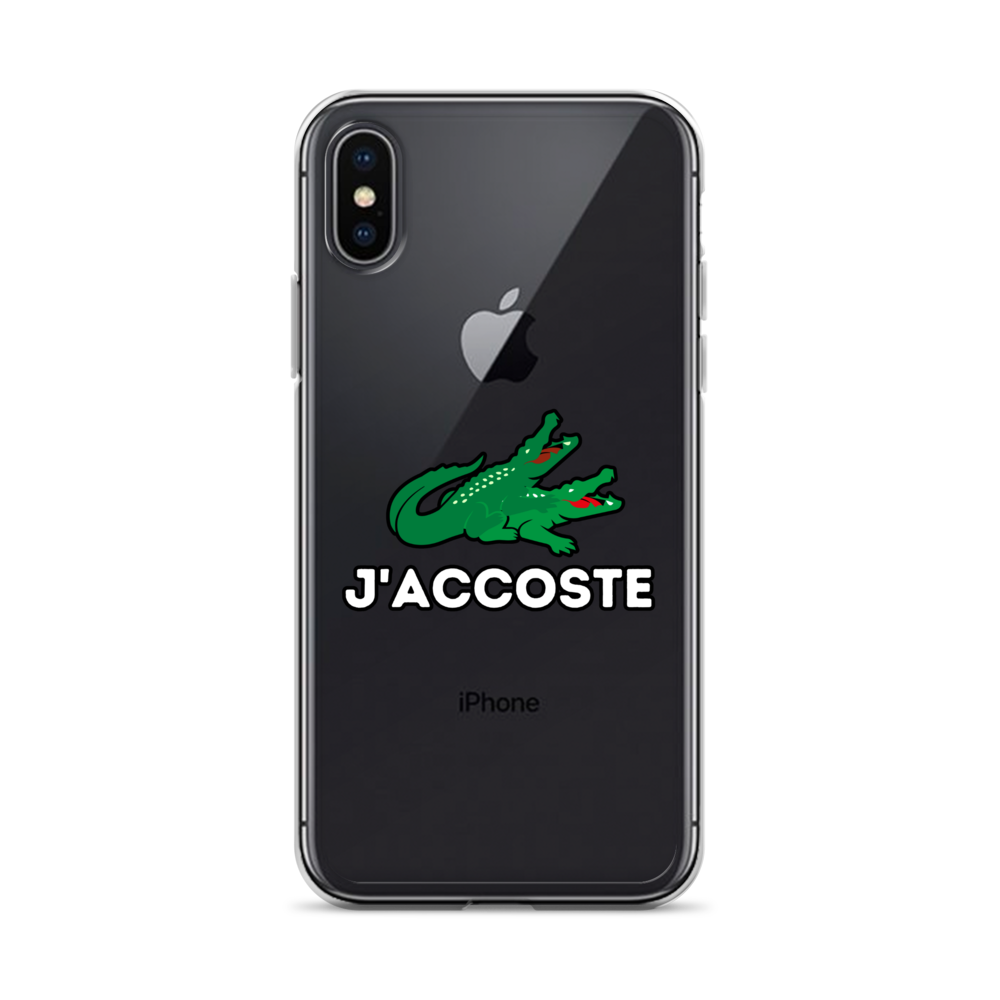 Coque iPhone® "J'ACCOSTE"