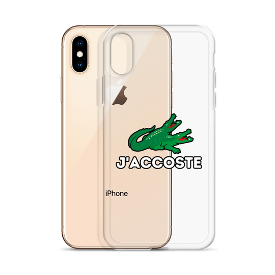 Coque iPhone® "J'ACCOSTE"