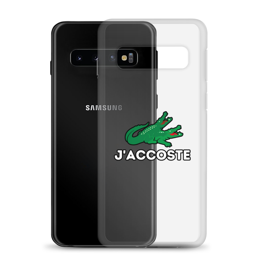 Coque Samsung® "J'ACCOSTE"