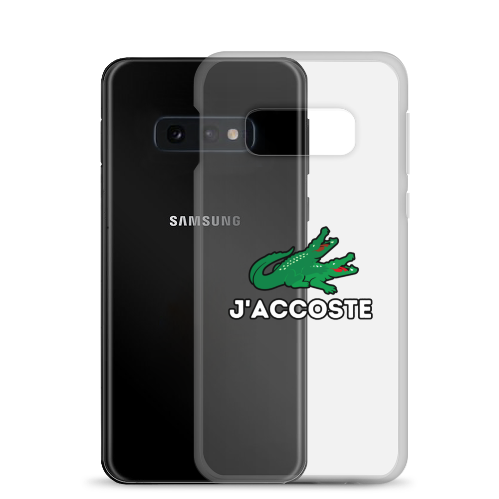 Coque Samsung® "J'ACCOSTE"