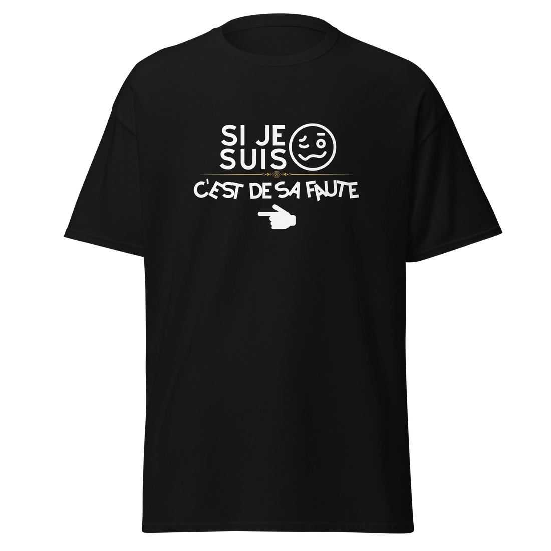 T-SHIRT DUO "SA FAUTE 1"