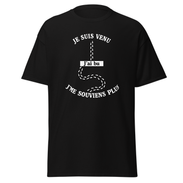 T-SHIRT "J'SUIS VENU"