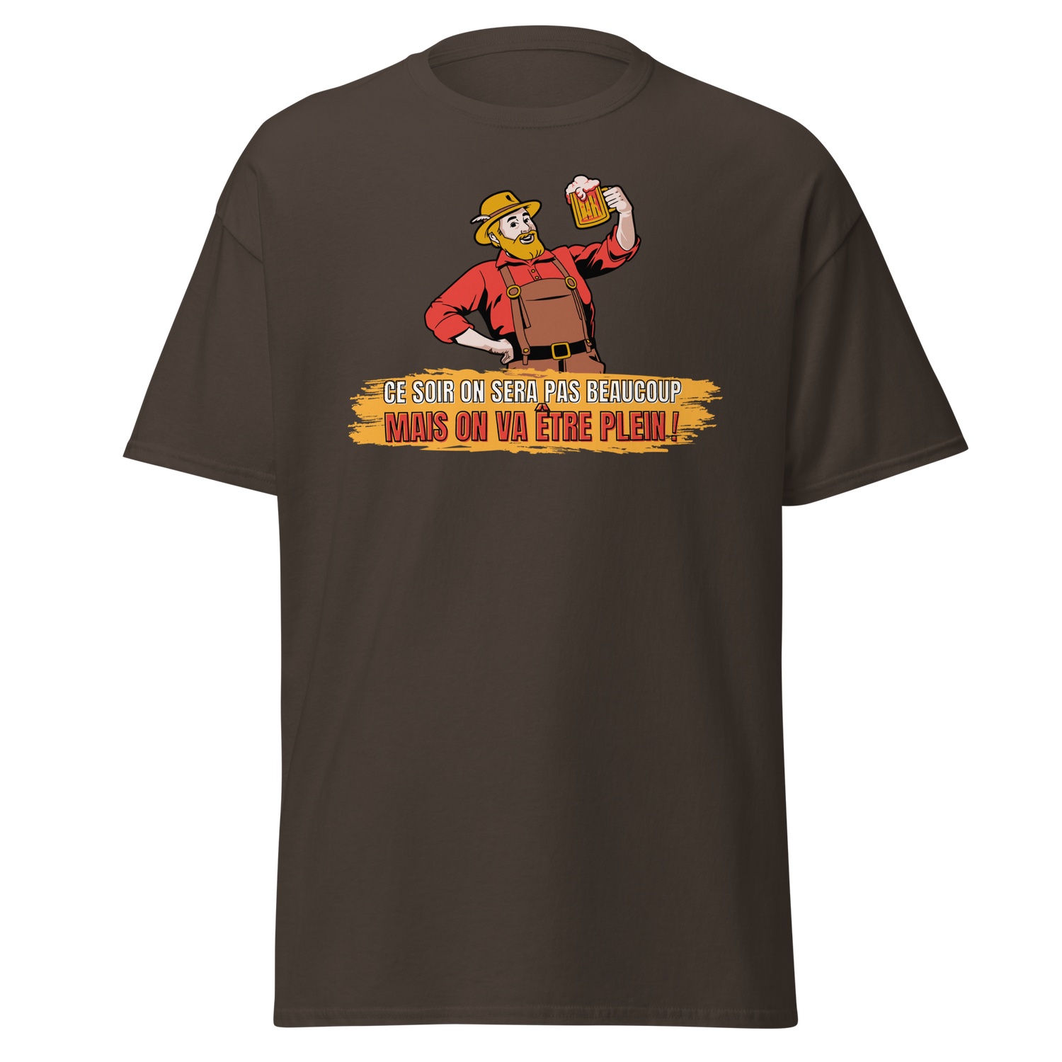 T-SHIRT "PAS BEAUCOUP MAIS PLEIN"