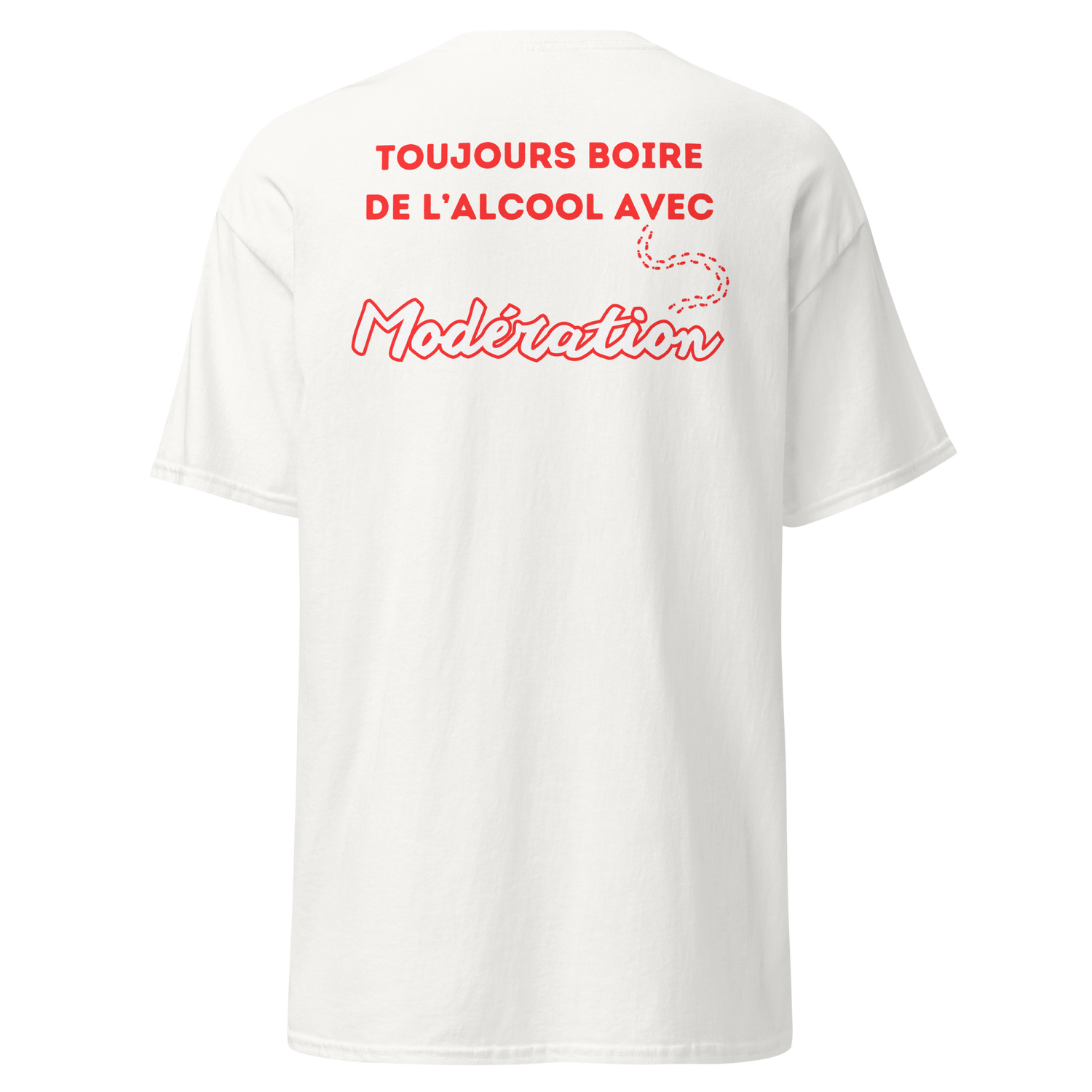T-SHIRT DUO "BOIRE AVEC MODERATION" SPECIAL FERIA
