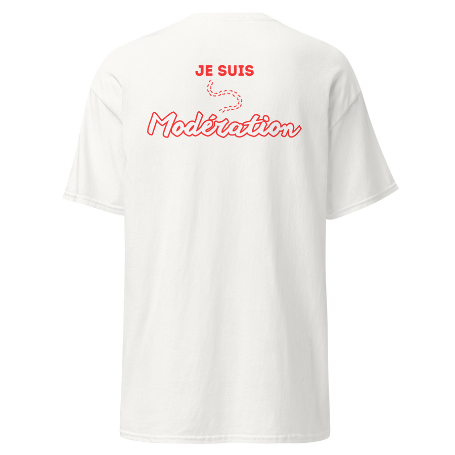 T-SHIRT DUO "JE SUIS MODERATION" SPECIAL FERIA